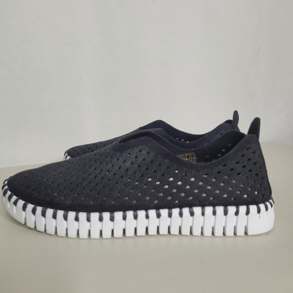 Ilse Jacobsen Hornbaek Womens Black Tulip 139 Flat Slip-On - Size 36 (5.5/6) - Picture 4 of 15